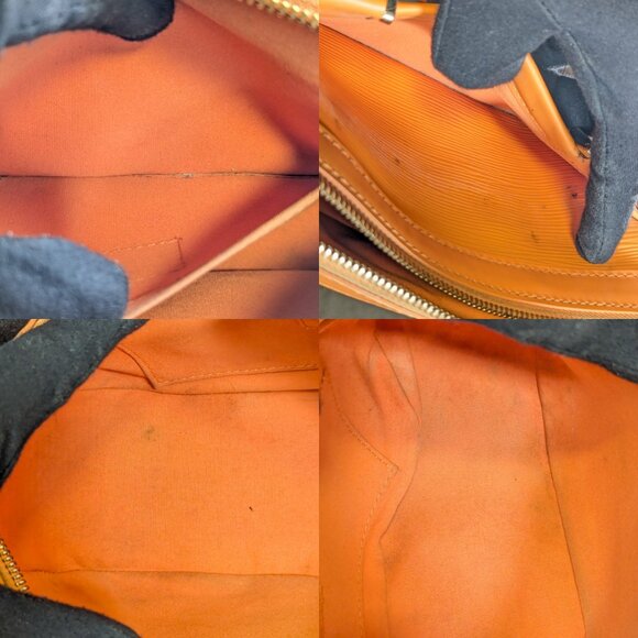 LOUIS VUITTON Epi Leather Dhanura PM Orange - RARE - Picture 10 of 16